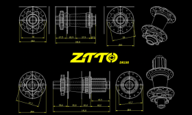Комплект втулок ZTTO 142x12/135x9мм + 100x15/100x9мм 32